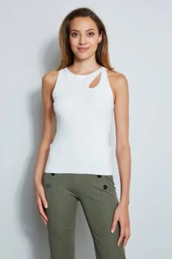 Cross Strap Sweater Tank