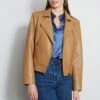 Vegan Leather Moto Jacket -ELIE TAHARI Sales ETR22448 LEATHERMOTOJACKET 2front 2940