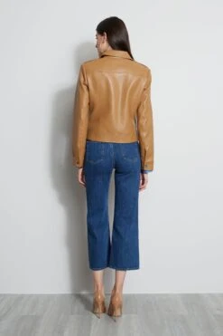 Vegan Leather Moto Jacket 11 Vegan Leather Moto Jacket -ELIE TAHARI Sales ETR22448 LEATHERMOTOJACKET 3back 2953