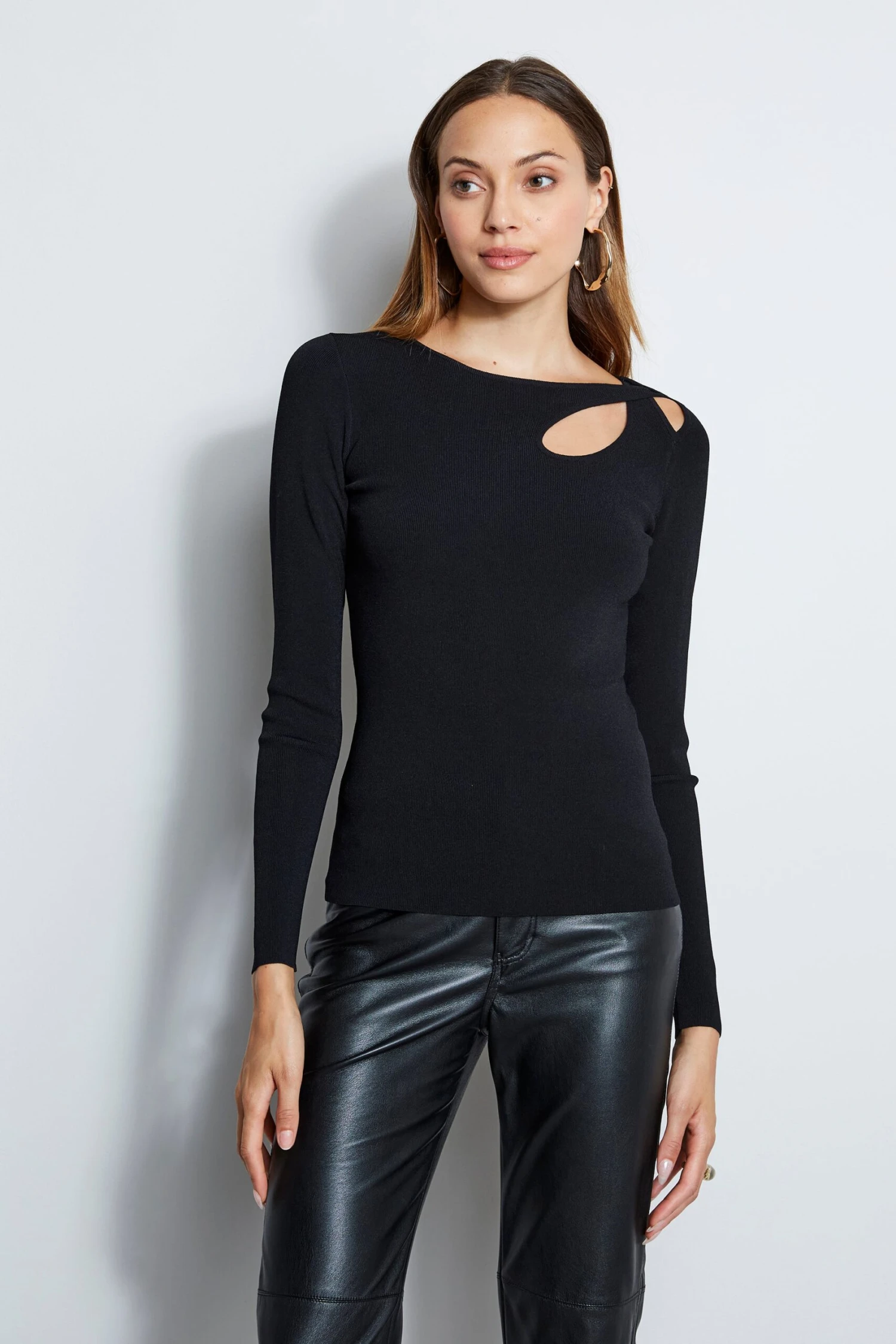 Long Sleeve Cut Out Knit 3 Long Sleeve Cut Out Knit