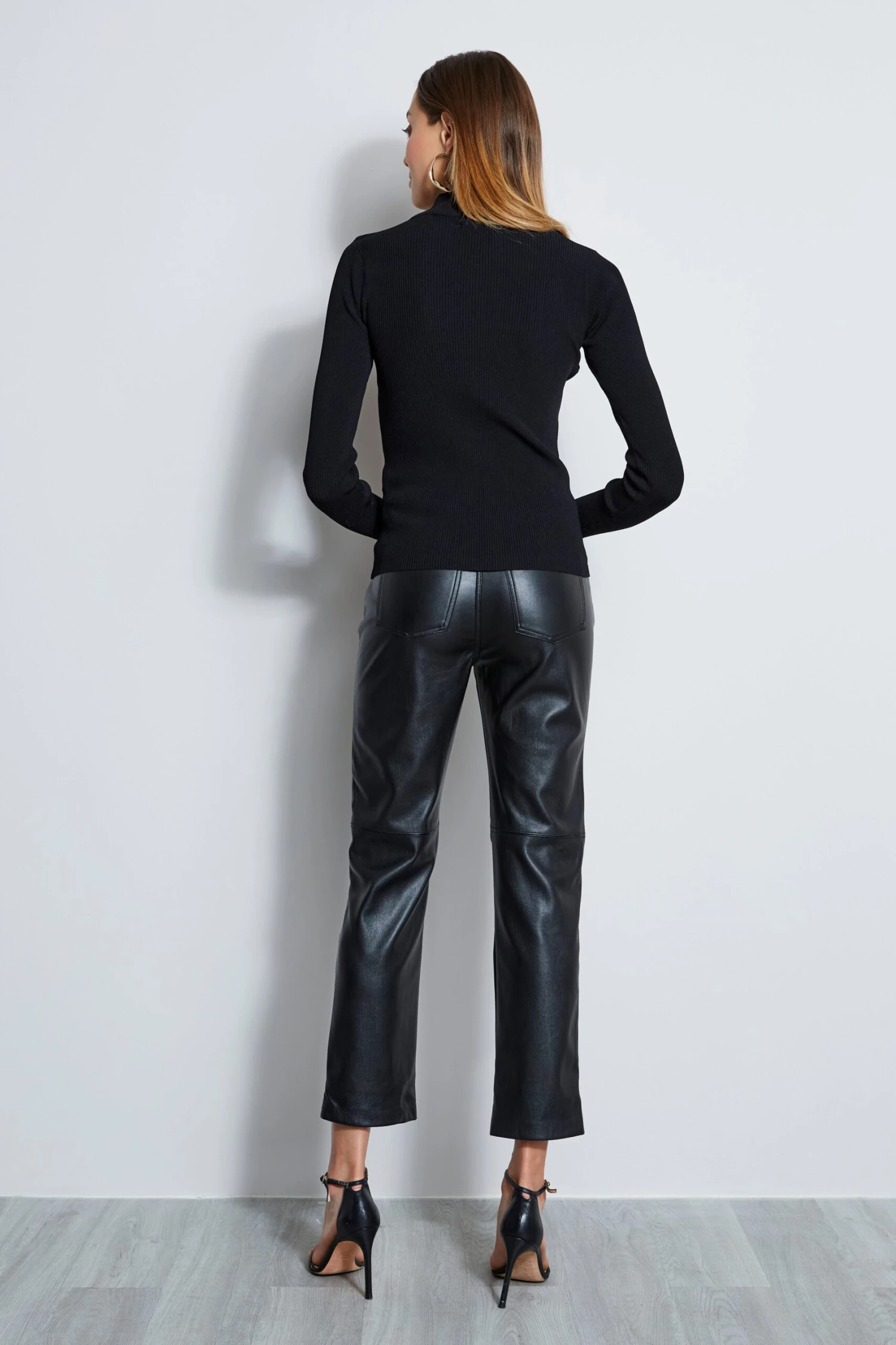 Long Sleeve Mock Neck Keyhole Sweater 6 Long Sleeve Mock Neck Keyhole Sweater - Image 4