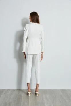 Pleat Detail Blazer -ELIE TAHARI Sales ETR31179 SKYWHITE ETR31178 SKYWHITE E307G502 FRESHPEARL 3back 1809 40799fa8 bf8f 4e6c bbea 736bcb68ad43