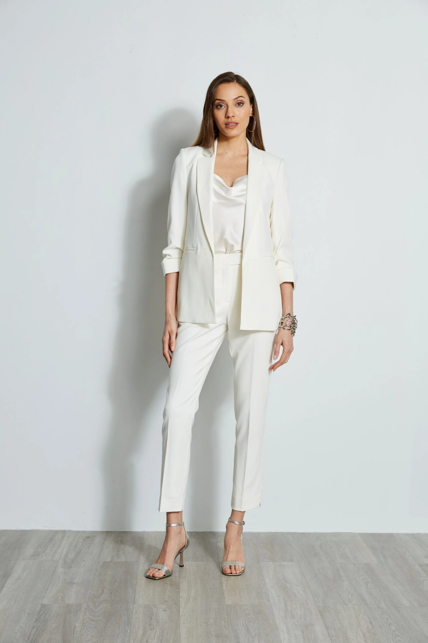 Ruched Sleeve Blazer 4 Ruched Sleeve Blazer - Image 2