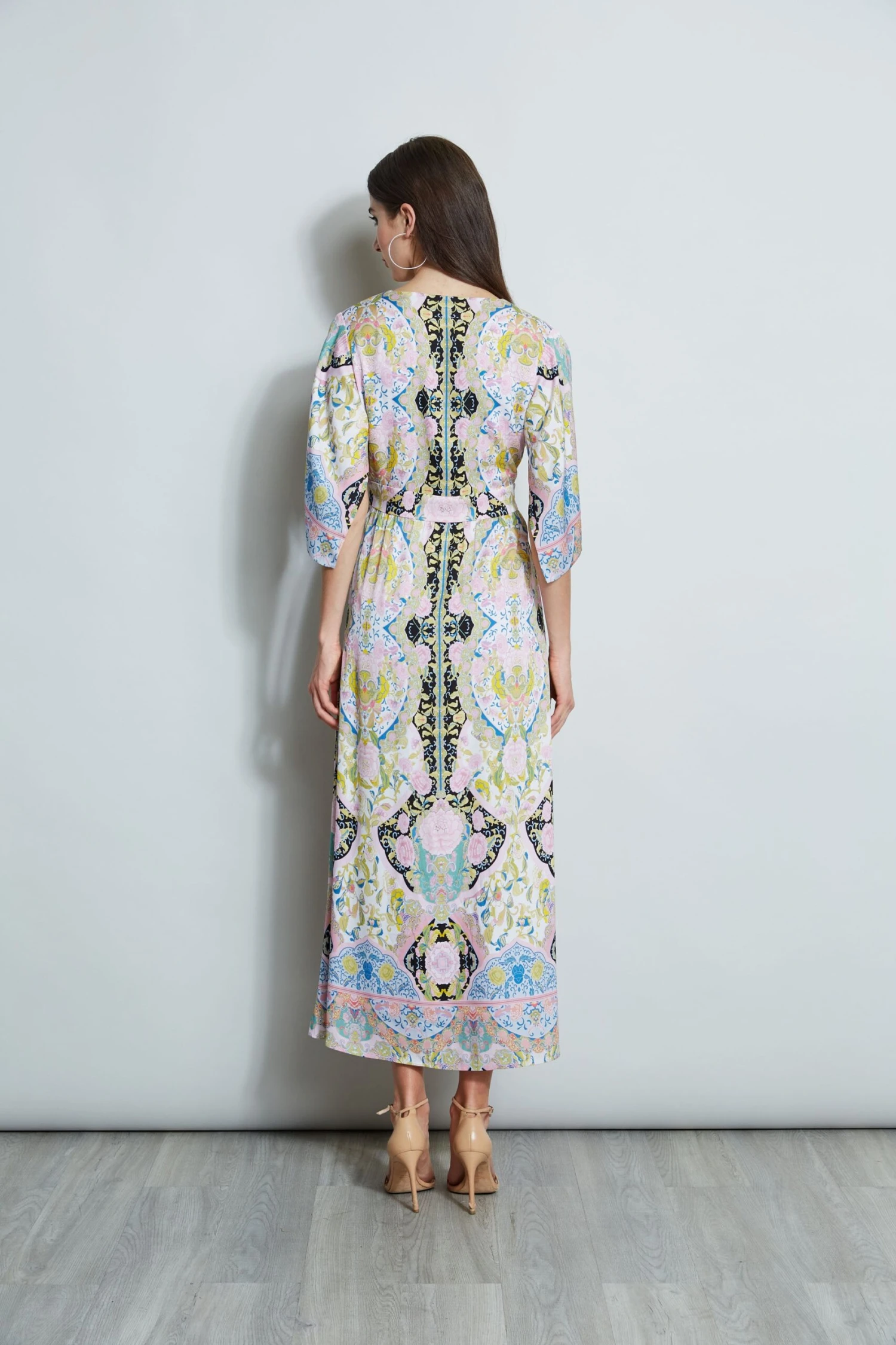 Silk Damask Scarf Maxi Dress 8 Silk Damask Scarf Maxi Dress - Image 6