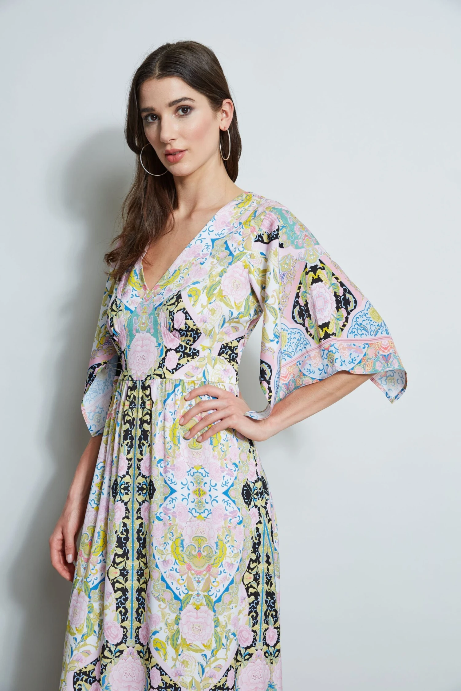 Silk Damask Scarf Maxi Dress 7 Silk Damask Scarf Maxi Dress - Image 5