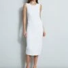 Crochet Knit Dress -ELIE TAHARI Sales ETR32137 SKYWHITE 1HERO 1000