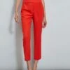 Slim Fit Ankle Pant -ELIE TAHARI Sales ETR32142 CAYENNE ETR32143 CAYENNE 2front 167