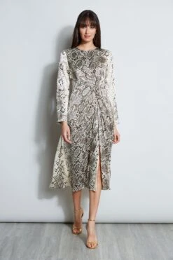 Burnout Silk Python Dress -ELIE TAHARI Sales ETR34129 BOABURNOUT 1Hero 1951