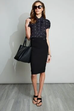 Elie Tahari Zora Skirt -ELIE TAHARI Sales EU88731U BLACK 1HERO 024