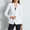 Elie Tahari Linen Blazer