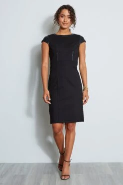 Elie Tahari Knit Vegan Dress