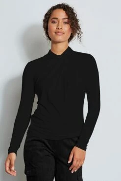 New Products 17 Long Sleeve Twist Neck Knit
