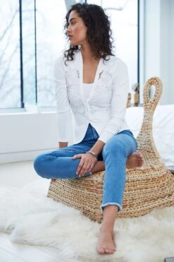 Elie Tahari Lace Insert Cardigan -ELIE TAHARI Sales Lace insert cardigan 1616