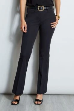 Elie Tahari Stretch Twill Fit & Flare Pant
