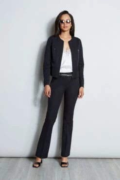 Elie Tahari Stretch Twill Fit & Flare Pant -ELIE TAHARI Sales R E707G503 BLACK E70M0103 BLACK E70M0203 FRESHPEARL 1HERO 1061