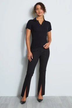 Elie Tahari Slit Front Pant -ELIE TAHARI Sales SLITFRONTPANT E802W202 BLACK 1hero 971 9fa8bd59 ccdd 4eb2 8624 af29a63bedd1