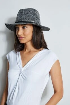 Lightweight Packable Sun Hat 7 Lightweight Packable Sun Hat -ELIE TAHARI Sales TC1914781 BLACKRINSEWASH 4styling 1923