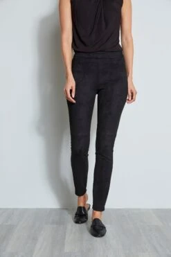 Elie Tahari Vegan Suede Legging